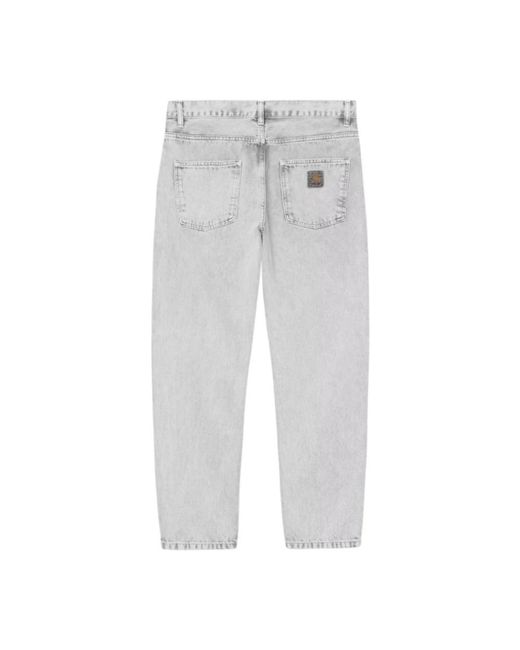Carhartt Gray Loose Fit Jeans for men