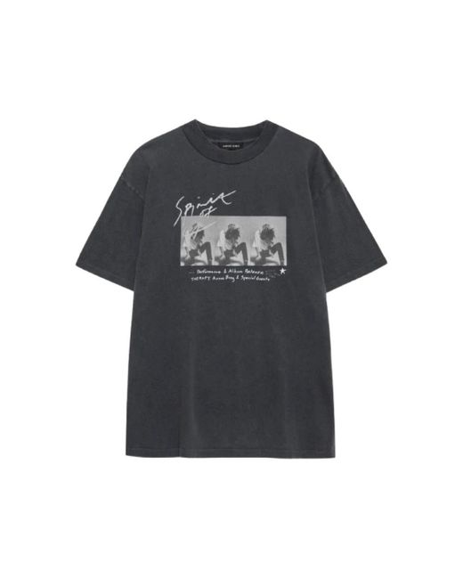 T-Shirts Anine Bing en coloris Black