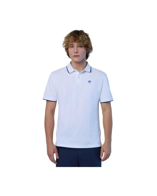 North Sails White Polo Shirts for men