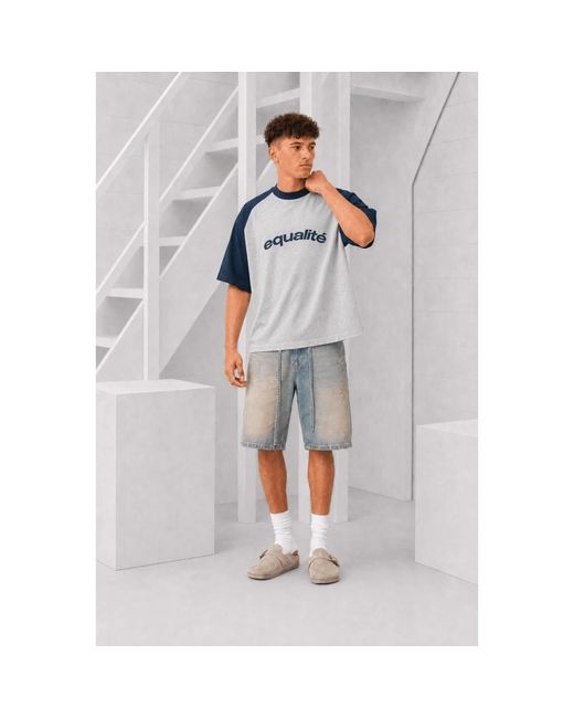 T-Shirts Equalite de hombre de color Gray