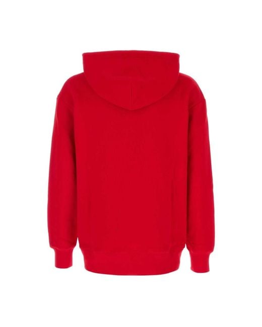 Valentino Garavani Red Hoodies for men