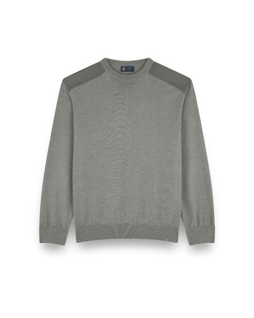 Paul & Shark Luxe Crewneck Sweater in het Gray voor heren