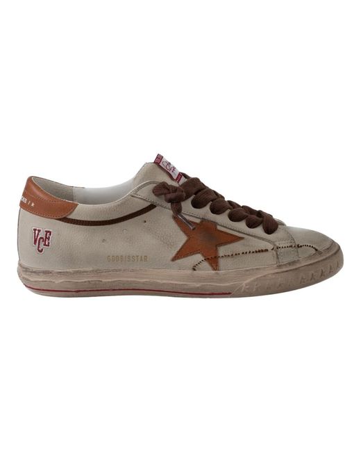Golden Goose Deluxe Brand Brown Sneakers for men