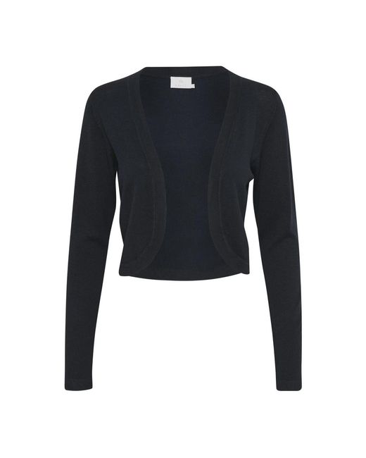 Kaffe Truien & Vesten ,Blauw ,Midnight Marine Bolero Sweater in het Blue