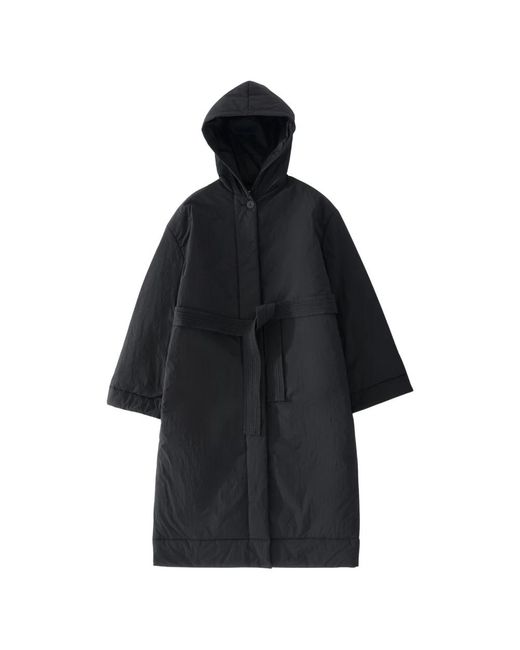 Studio Nicholson Kariba Ecodown Coat in het Black