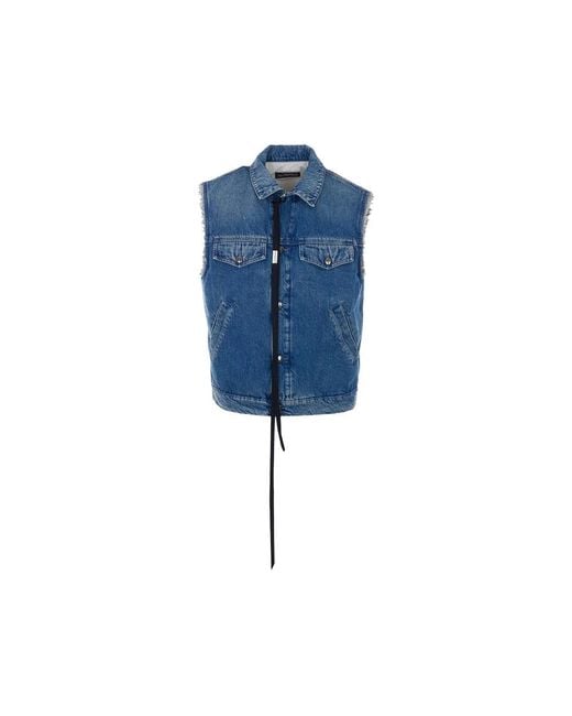 Ann Demeulemeester Blue Jackets for men