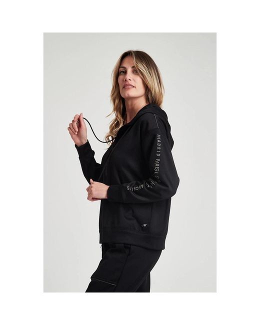 Mason's Hoodies & Sweatvesten ,Zwart ,Capuchontrui in het Black