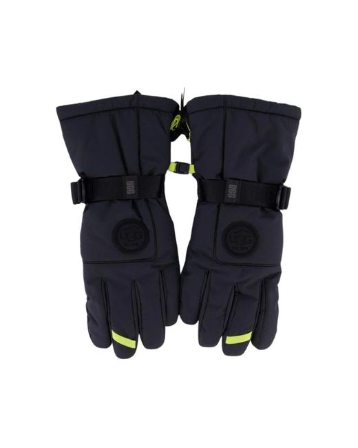 Ugg Accessoires ,Zwart ,Stijlvolle Gauntlet Handschoenen Voor Vrouwen in het Blue