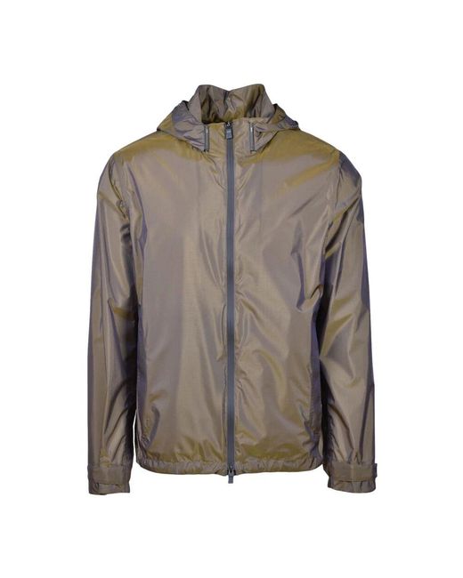 Herno Green Light Jackets for men