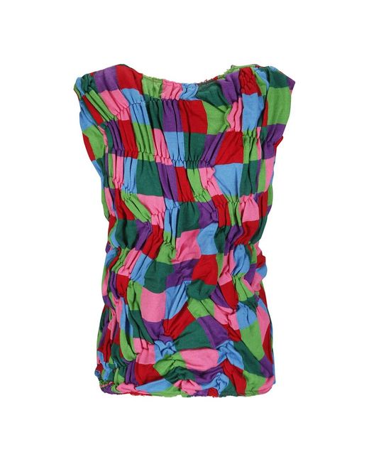Comme des Garçons Red Sleeveless Tops