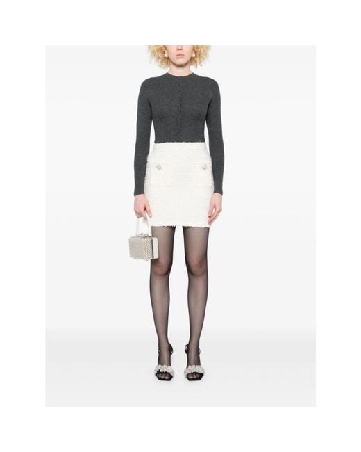 Self-Portrait Short Skirts in het White