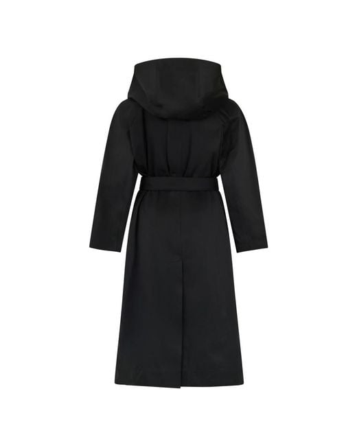 Moorer Black Trench Coats
