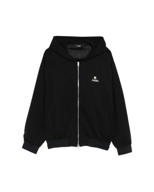 Amiri Black Zip-Throughs for men