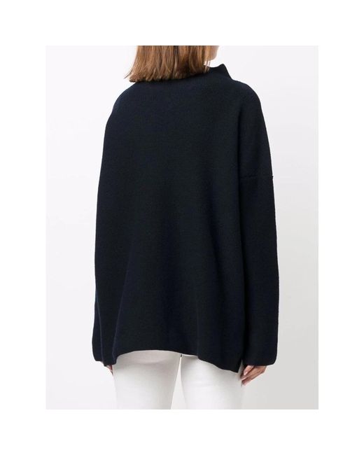 Daniela Gregis Blue Round-Neck Knitwear