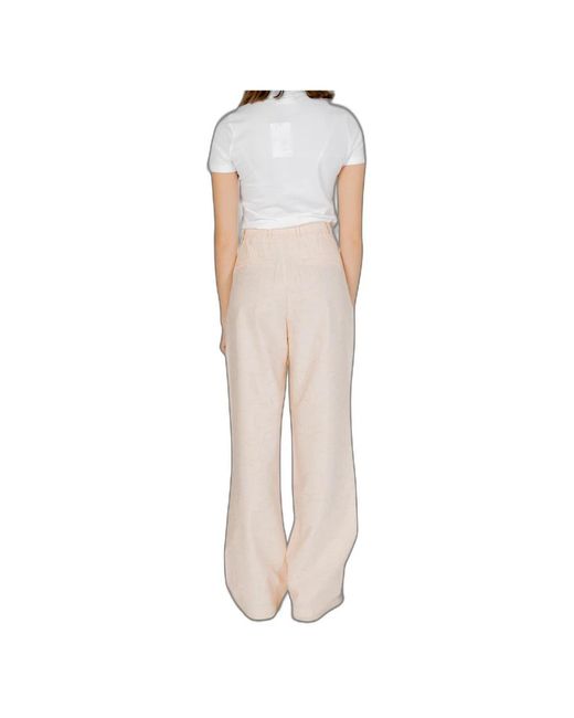 Desigual Natural Wide Trousers