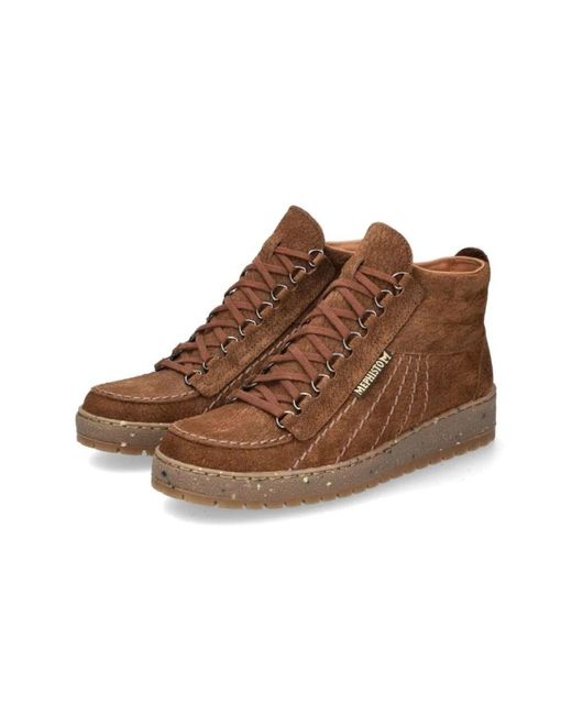 Lace-Up Boots di Mephisto in Brown da Uomo
