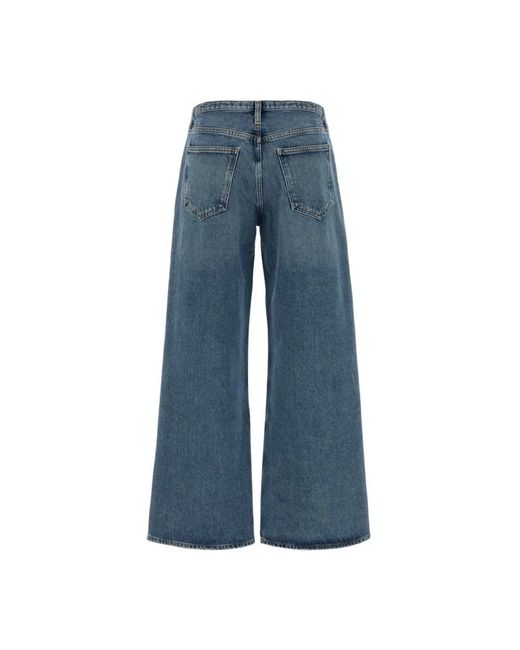 Agolde Blue Wide Jeans