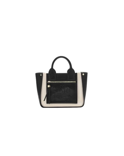 Ganni Black Shopping Bags