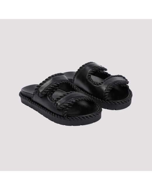 Shoes > flip flops & sliders > sliders Bottega Veneta en coloris Black