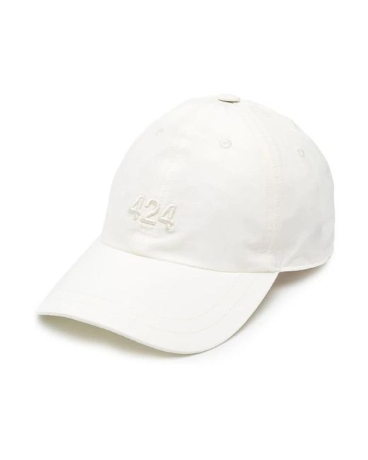 Chapeaux bonnets et casquettes 424 pour homme en coloris Blanc | Lyst