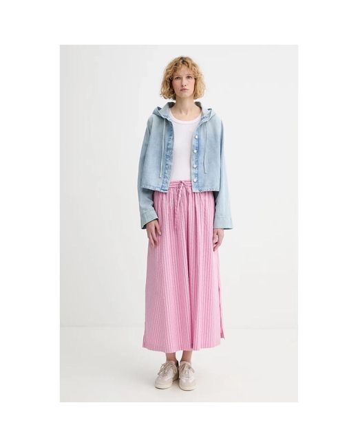Marc O' Polo Denim Hooded Jacket in het Blue