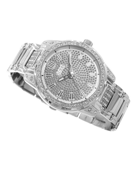 Guess Accessoires ,Grijs ,Horloges in het Metallic voor heren