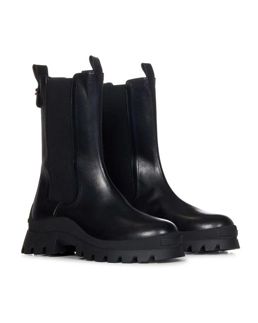 Botas slip-on negras con paneles elásticos DSquared² de color Black