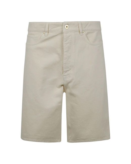 Drole de Monsieur Baggy Ecru Shorts in Gray für Herren