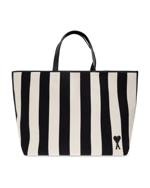 AMI Black Tote Bags