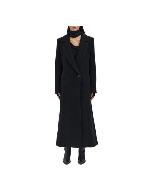 Andrea Ya'aqov Black Single-Breasted Coats
