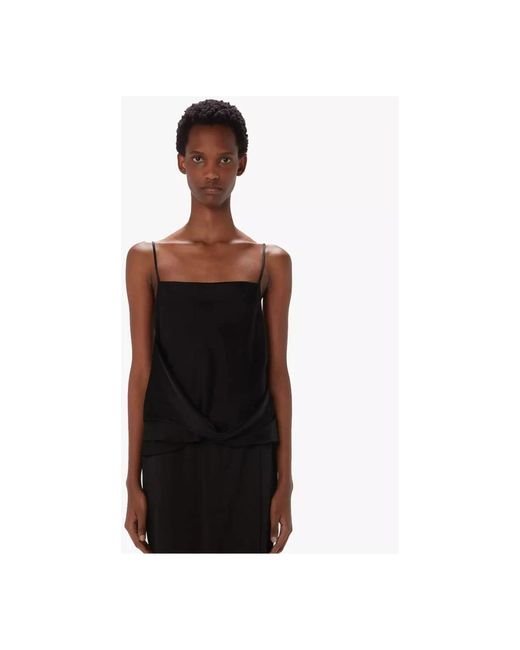 J.W. Anderson Black Sleeveless Tops
