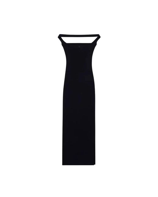 Maxi Dresses di Courreges in Black