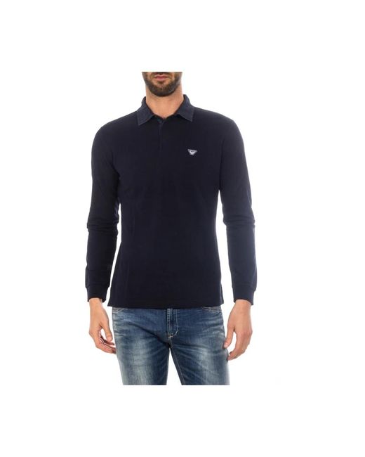 Armani Jeans Blue Polo Shirts for men