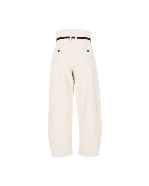 Barena Natural Tapered Trousers