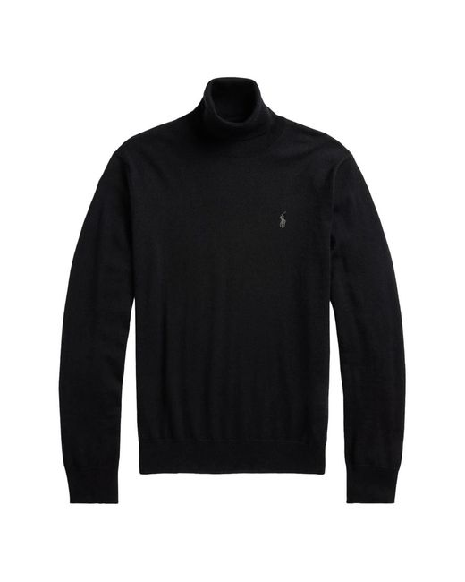 Turtlenecks di Polo Ralph Lauren in Black da Uomo