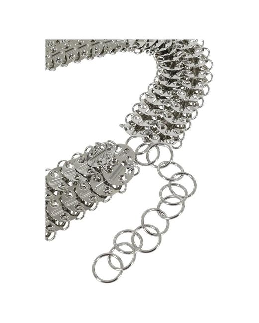 Belts di Rabanne in Metallic