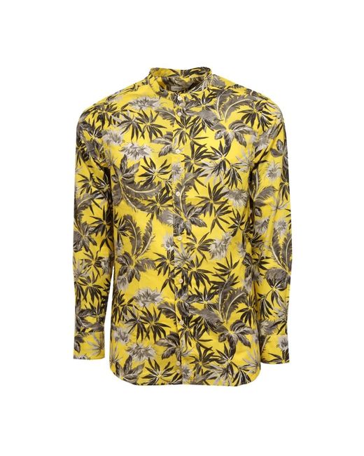 Paolo Pecora Yellow Casual Shirts for men