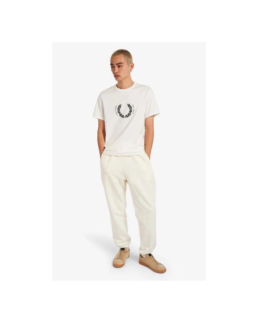 Fred Perry White T-Shirts for men