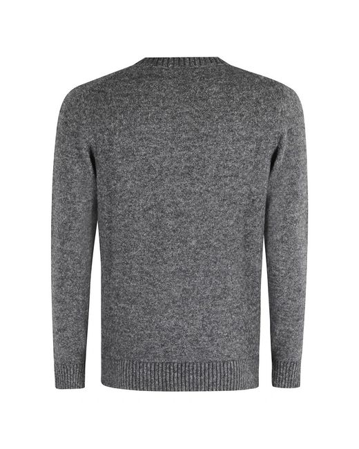 Kangra Basic Rundhals Pullover Blau Langarm in Gray für Herren