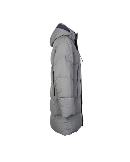 DUNO Gray Down Jackets for men