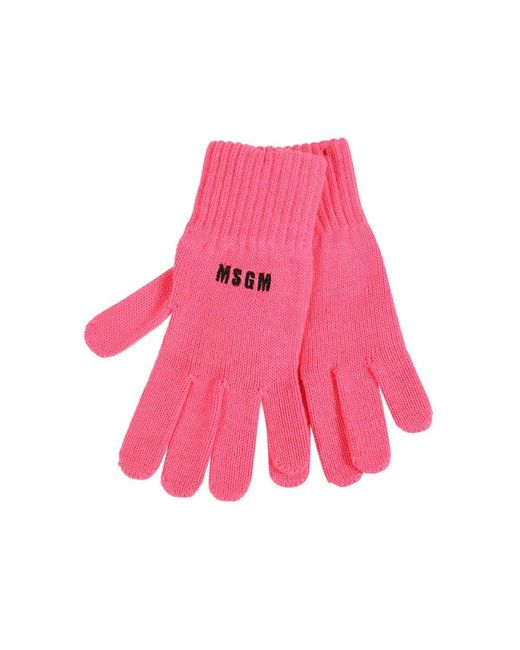 MSGM Pink Gloves