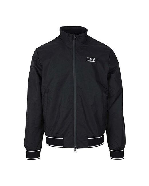 EA7 Blue Bomber Jackets for men