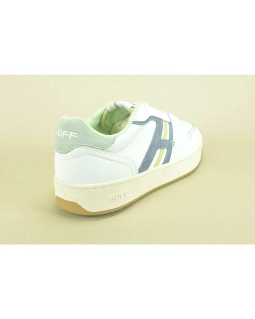 HOFF Schoenen ,Wit ,Wit + Blauwe Sneaker N. Dz in het White voor heren