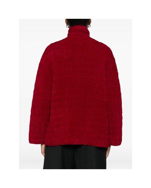 Emporio Armani Red Rote Jacken Mit Bottoni Und C Alto