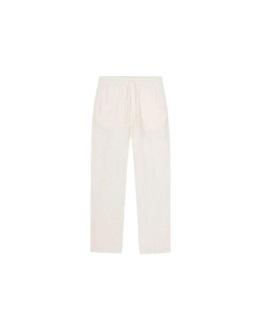 Les Deux Patrick Linen Pants in het White voor heren