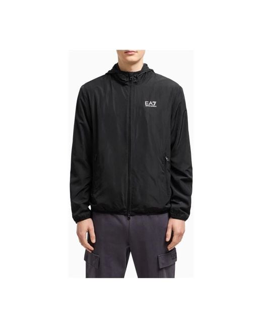 Light Jackets EA7 pour homme en coloris Black