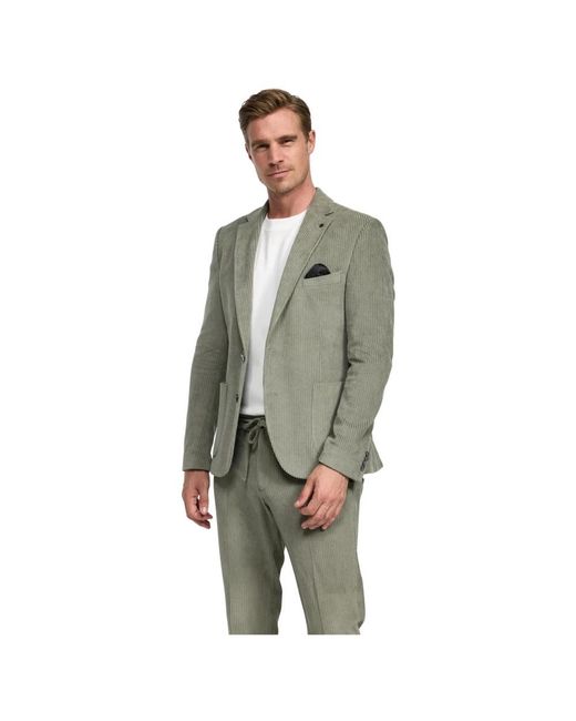 Zuitable Jassen ,Groen ,Stijlvolle Blazer Voor Mannen in het Green voor heren