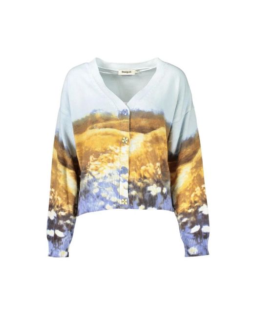 Cardigans Desigual de color White