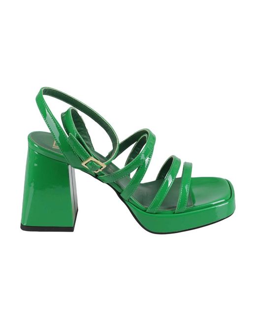 Giampaolo Viozzi Green High Heel Sandals