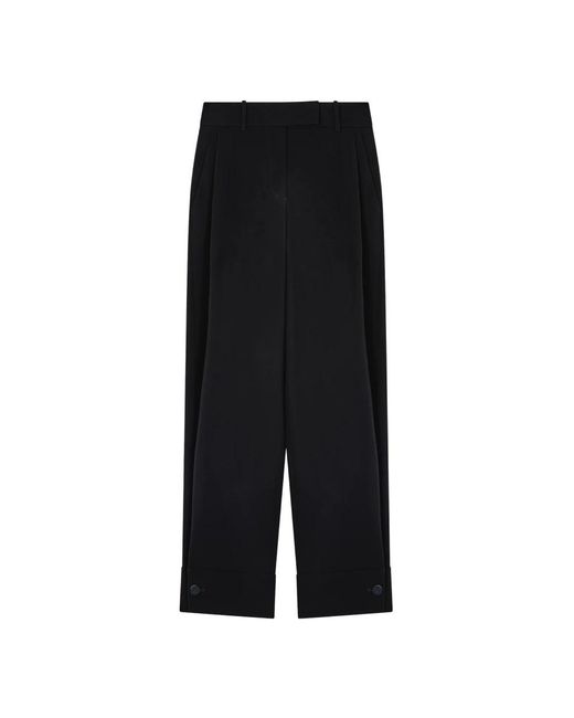 Giorgio Armani Black Wide Trousers